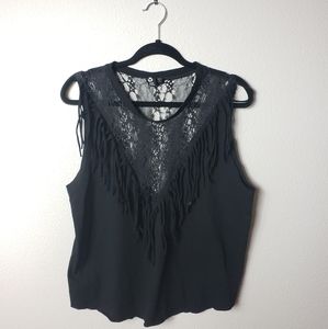 URBAN RENEWAL TASSLE & LACE TOP⭐